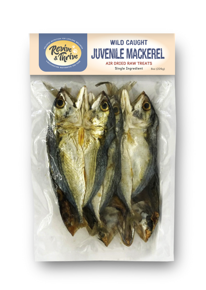 Wild Caught Air-Dried Juvenile Mackerel 8oz